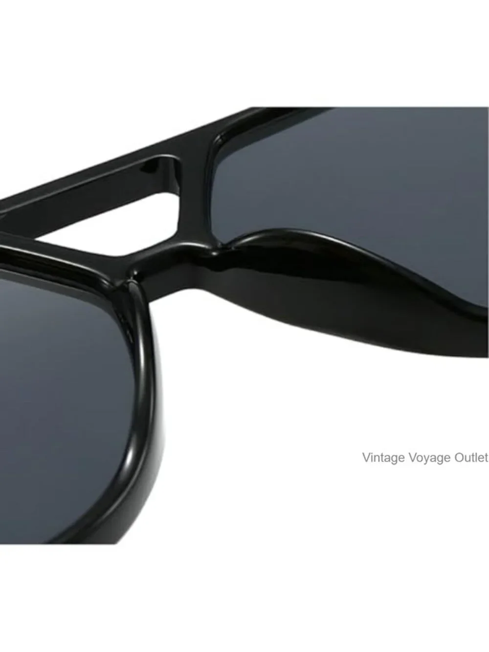 Oversized Pilot Sunglasses for Women Men Trendy Large Big Double Beam Designer